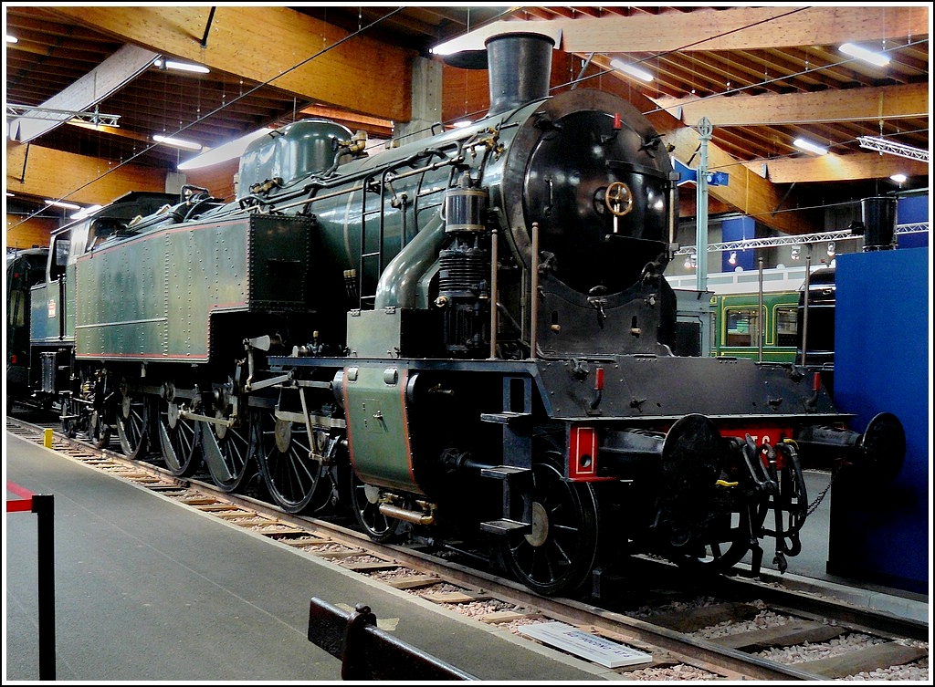 The steam engine 242  Pocono  AT 6 from 1927 pictured in the museum Cit du Train in Mulhouse on June 19th, 2010.