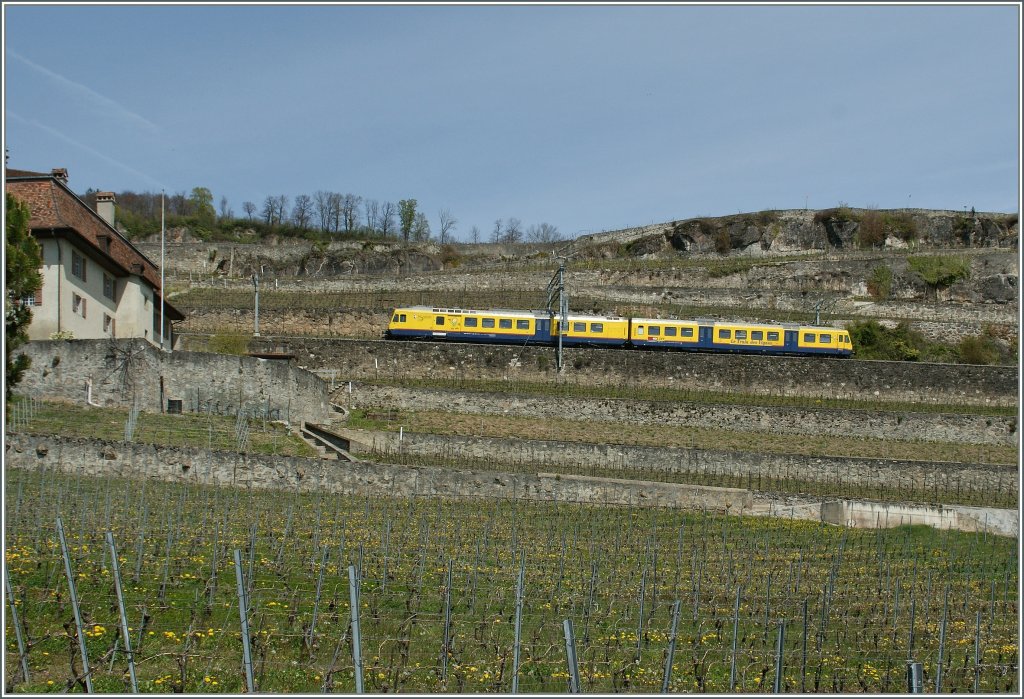 The Train des Vignes by Chexbres. 
23.04.2012