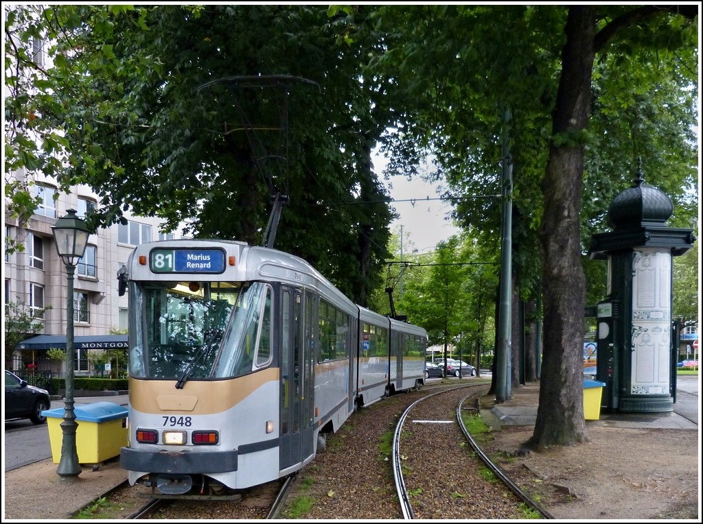 The tram N 7948 pictured at the stop Montgomery on June 24th, 2012.