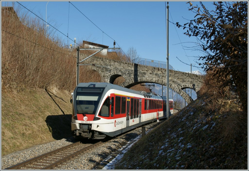 The  zb  (Zenteralbahn) Spatz 130 010-2 by Niederried.
05.02.2011