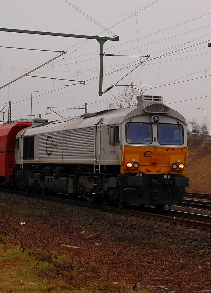 This class 66 went throug Lintorf on its way to Rhodenhaus.2012:03:10