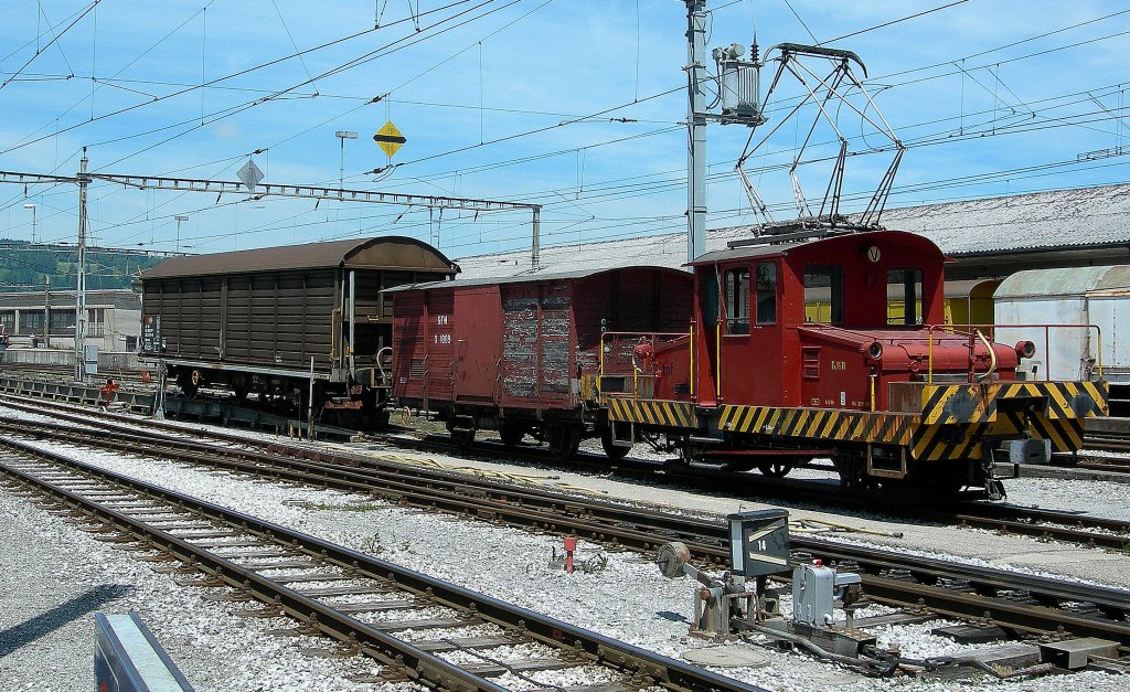 TPF (ex GFM) Te 2/2 N 11 in Bulle Station. 
19.06.2008