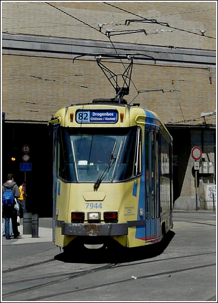 Tram N 7944 pictured near the station Bruxelles Midi on May 30th, 2009. 