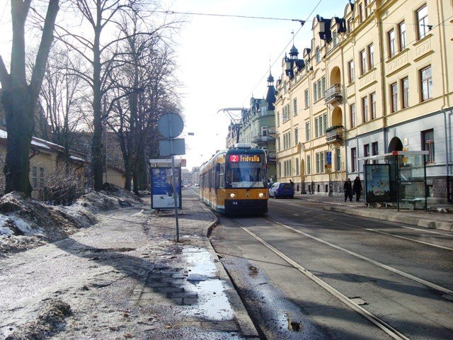 Tram nr 24 Centralbadet 2010 - 03 - 20. 