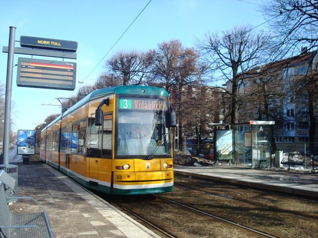Tram nr 33 Norr Tull 2010 - 03 - 20. 