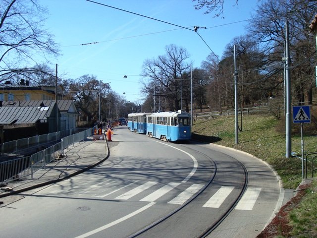 Tram nr 71 + 196 Djurgrdsvgen 2009 - 04 - 11