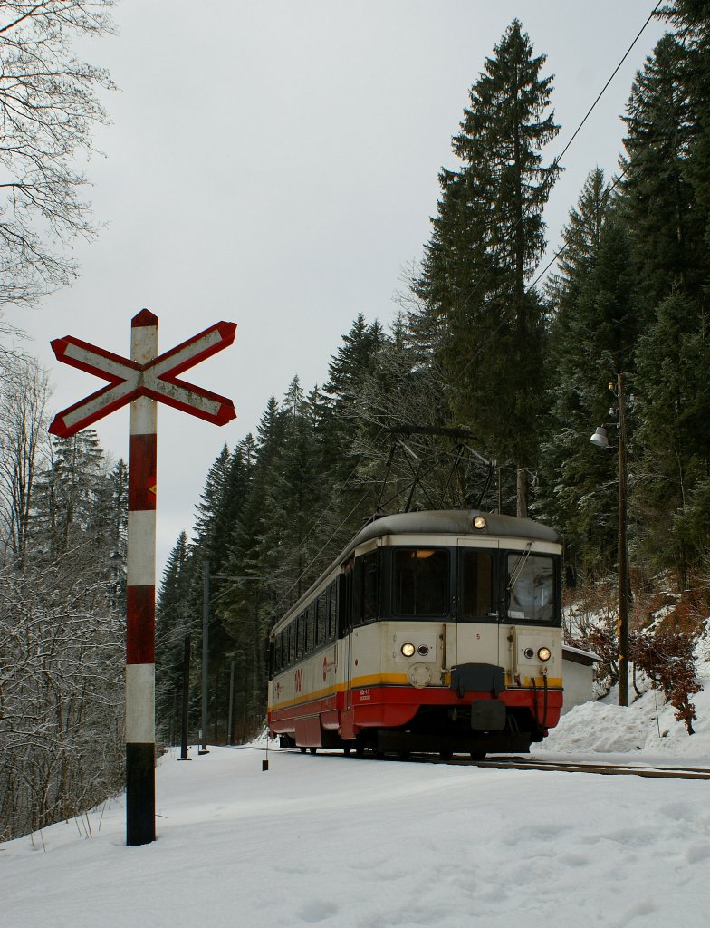 TRN/CMN Be 4/4 by the Station Les Frtes.
18.01.2010