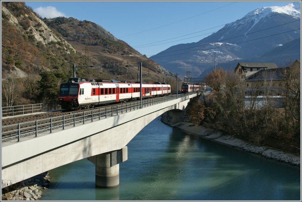  Walliser -DOMINO of the Rhone Bridge by Leuk. 
21.01.2011