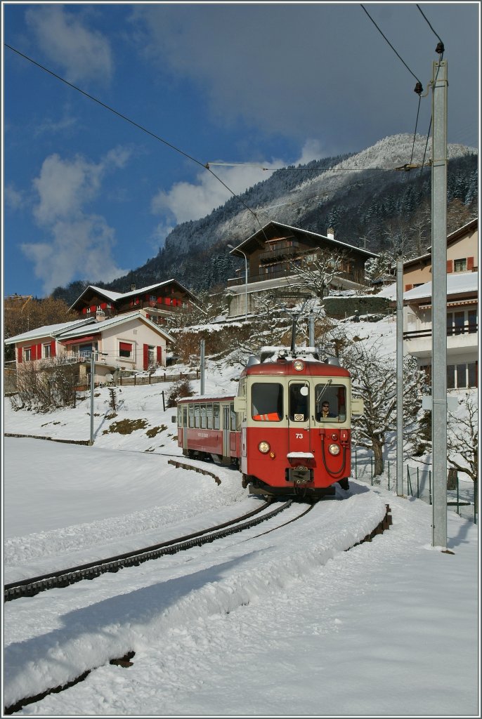 Will be arriving at Blonay: CEV local train from Les Pleiades.
08.02.2013
