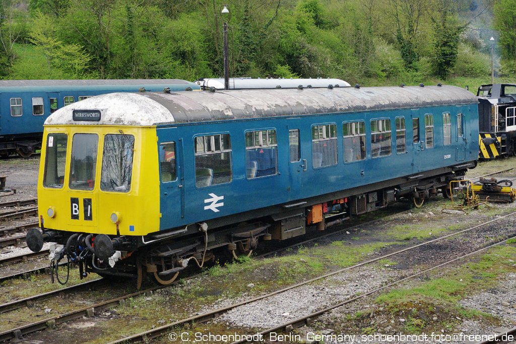 Wirksworth,  Ecclesbouren Valley Railway  Class 108 (BR Derby 'Lightweight') Driving Motor Brake Second DMBS E 50599, 2013,05,11