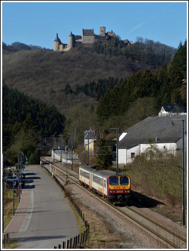 Z 2009 is running through Michelau on March 1st, 2012.