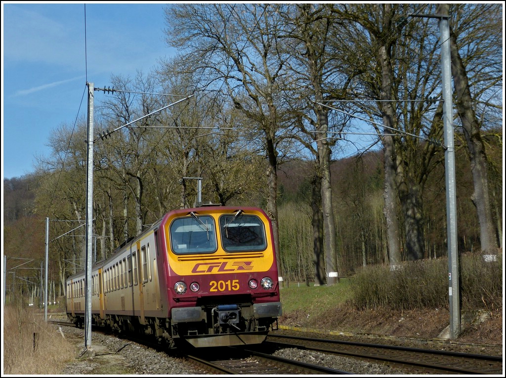Z 2015 is running between Colmar-Berg and Cruchten on March 9th, 2012.