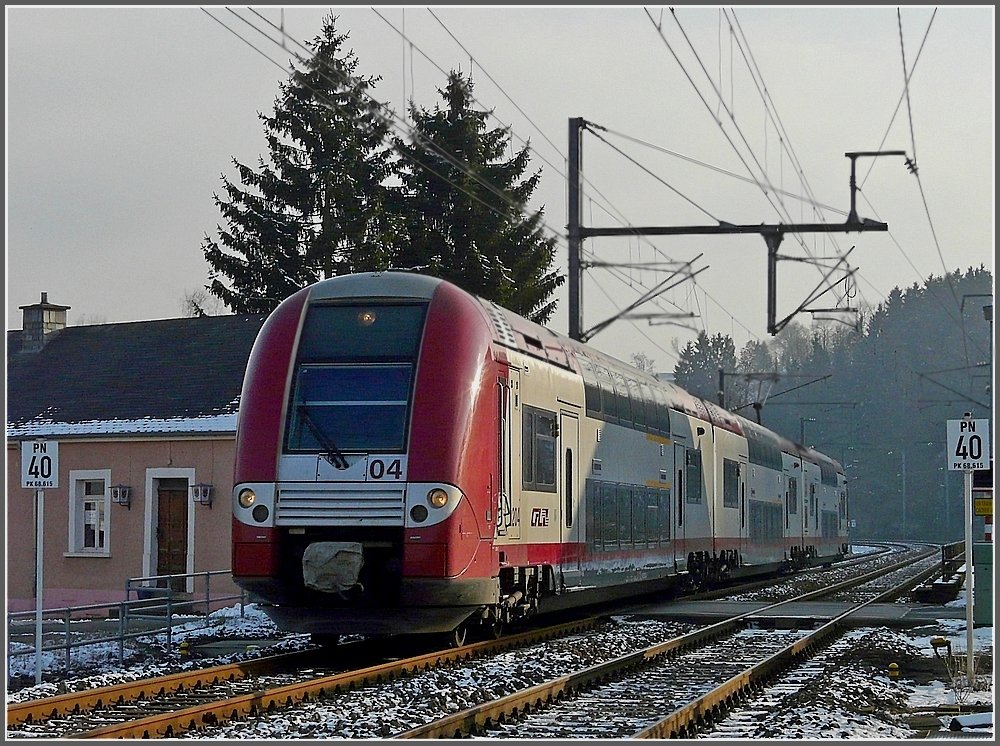 Z 2204 pictured at Enscherange on January 26th, 2010.