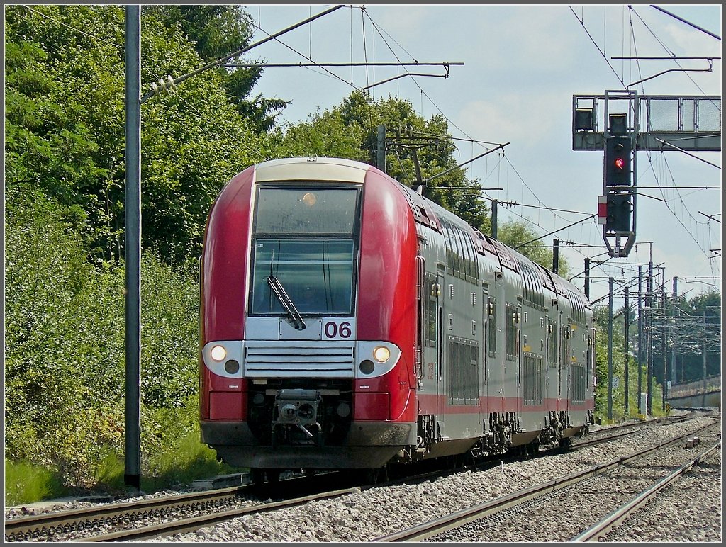 Z 2206 is arriving at Lamadelaine on August 4th, 2009.