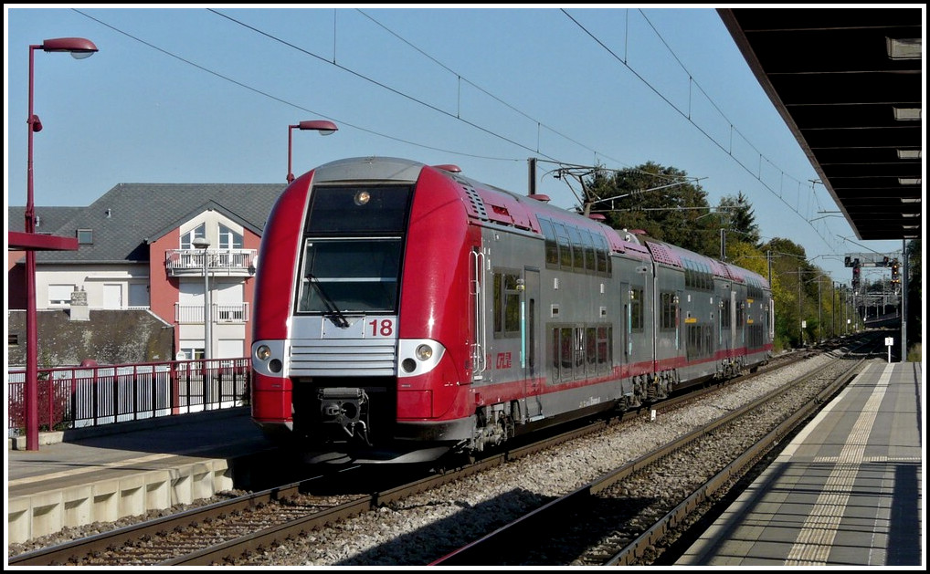 Z 2218 is arriving in Lamadelaine on October 1st, 2011.