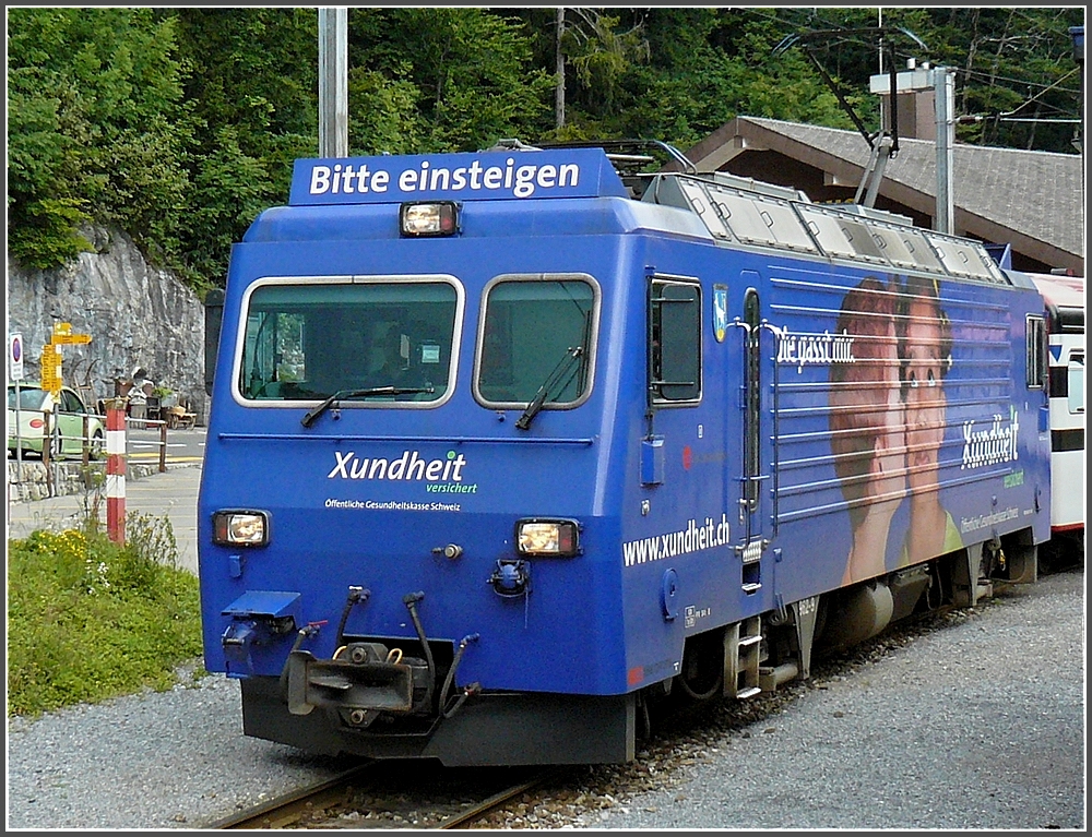 ZB HGe 4/4 taken at Brnig-Hasliberg on July 301th, 2008.