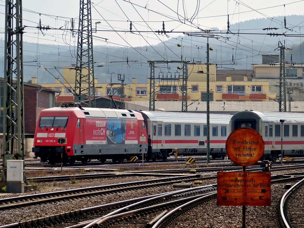 . 101 100-6 photographed in Koblenz main station on March 24th, 2013.