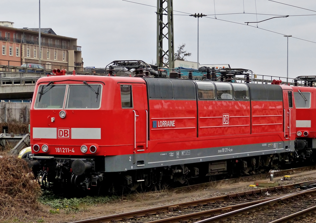 . 181 211-4  Lorraine  photographed in Koblenz on March 21th, 2014.