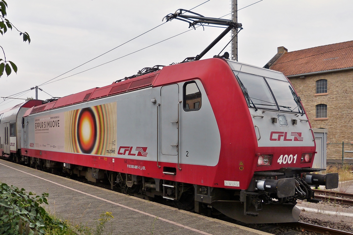 . 4001 photographed in Diekirch on August 10th, 2015.