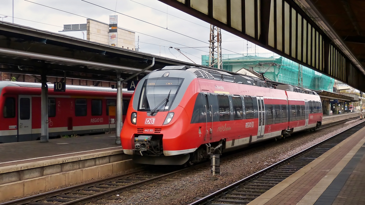 . 442 501  Oberbillig  taken in Trier main station on November 3rd, 2014.