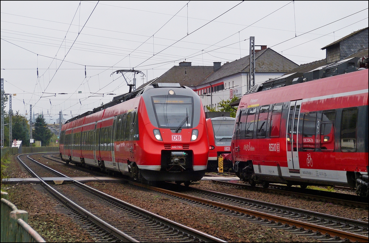 . 442 703 photographed in Trier on October 5th, 2013.