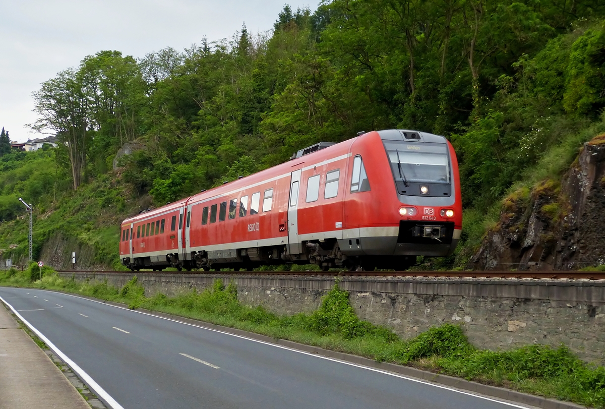 . 612 643 photographed in Runkel on May 26th, 2014.