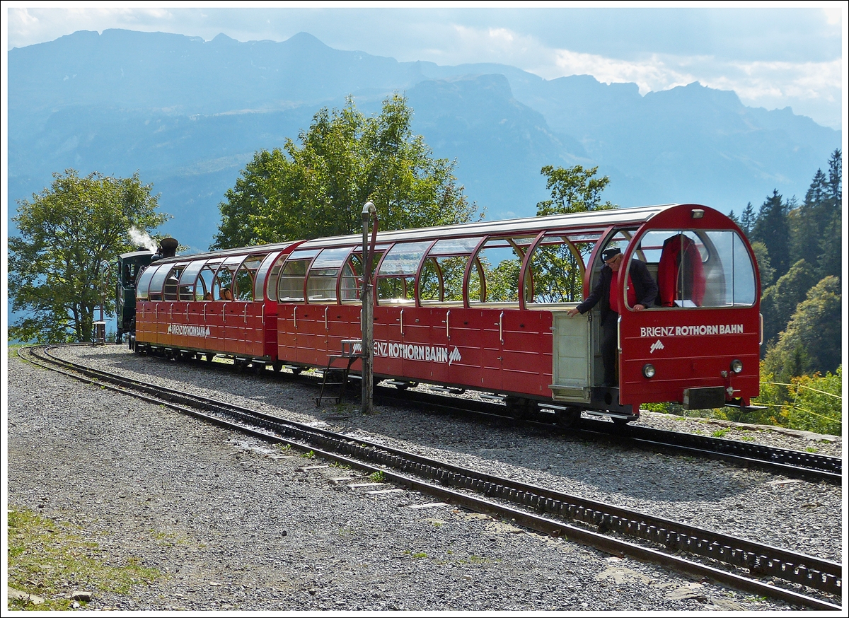 . A BRB steam train pictured in Planalp on September 27th, 2013.