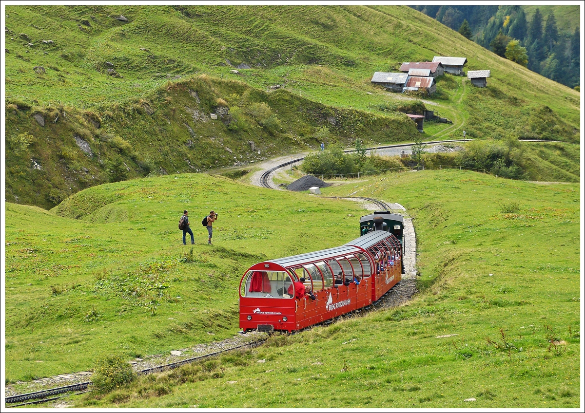 . A BRB steam train photographed in Chemad on September 28th, 2013.