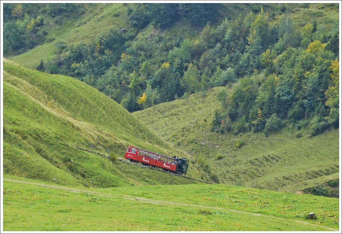 . A BRB train is running between Chemad and Oberstafel on September 28th, 2013.