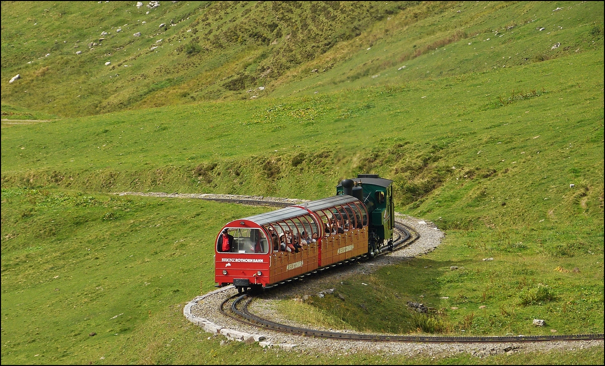 . A steam train is running on the BRB track near Chemad on September 28th, 2013.