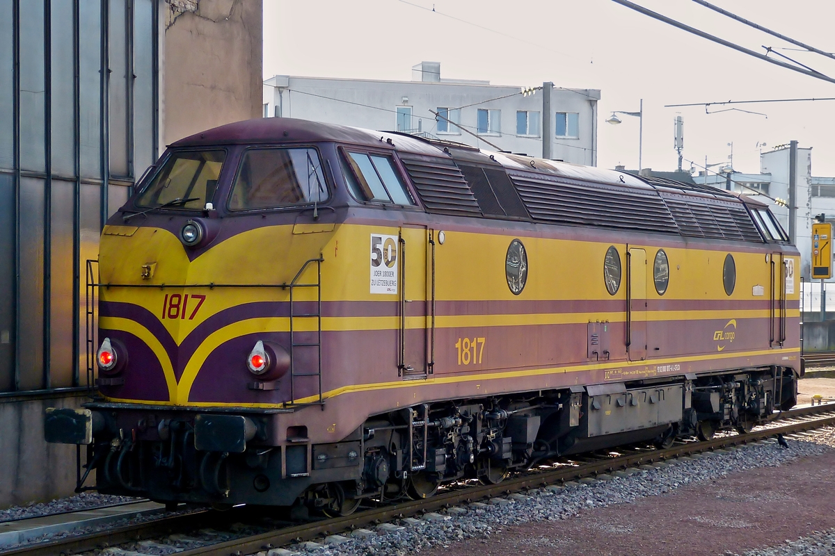 . CFL Cargo 1817 photographed in Luxembourg City on February 24th, 2014.