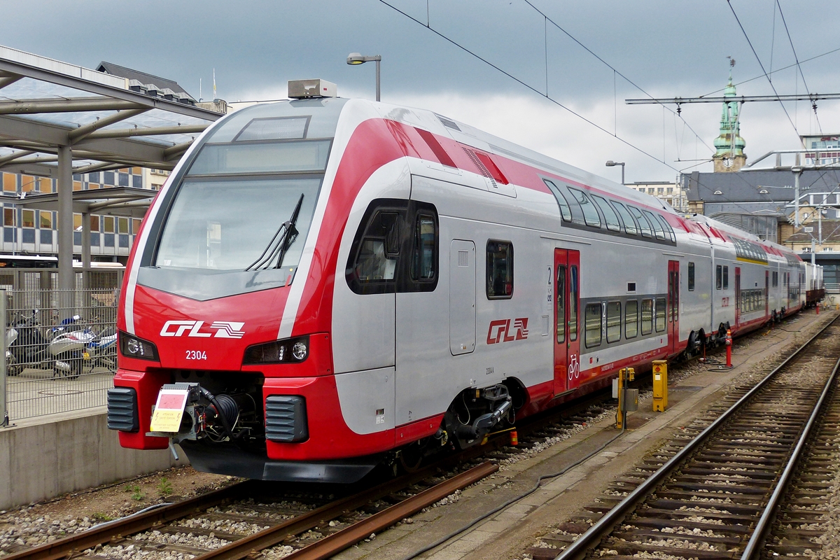 . CFL KISS 2304 pictured in Luxembourg City on May 27th, 2014.