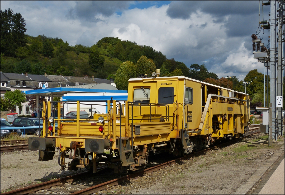 . CFL universal tamping machine Unimat 08-275 photographed in Ettelbrück on September 9th, 2013.