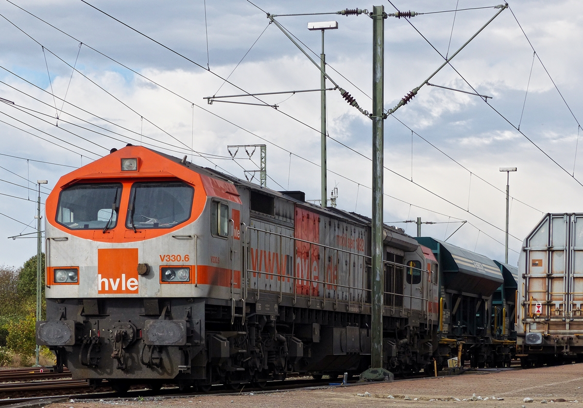 . HVLE V330.6 [250 003-1 (92 80 1250 003-1D-HLVE)] pictured in Emden main station on October 7th, 2014.