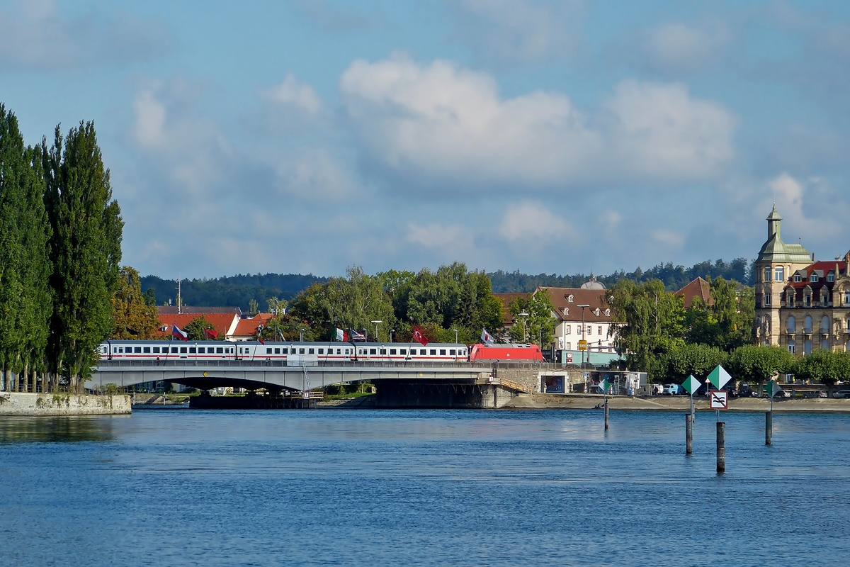 . IC photographed on the Rhine Bridge in Konstanz on September 13th, 2012.