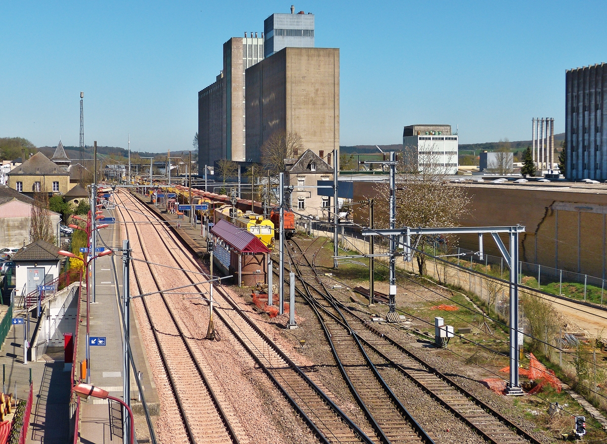 . Overview on the station of Mersch on April 15th, 2015.