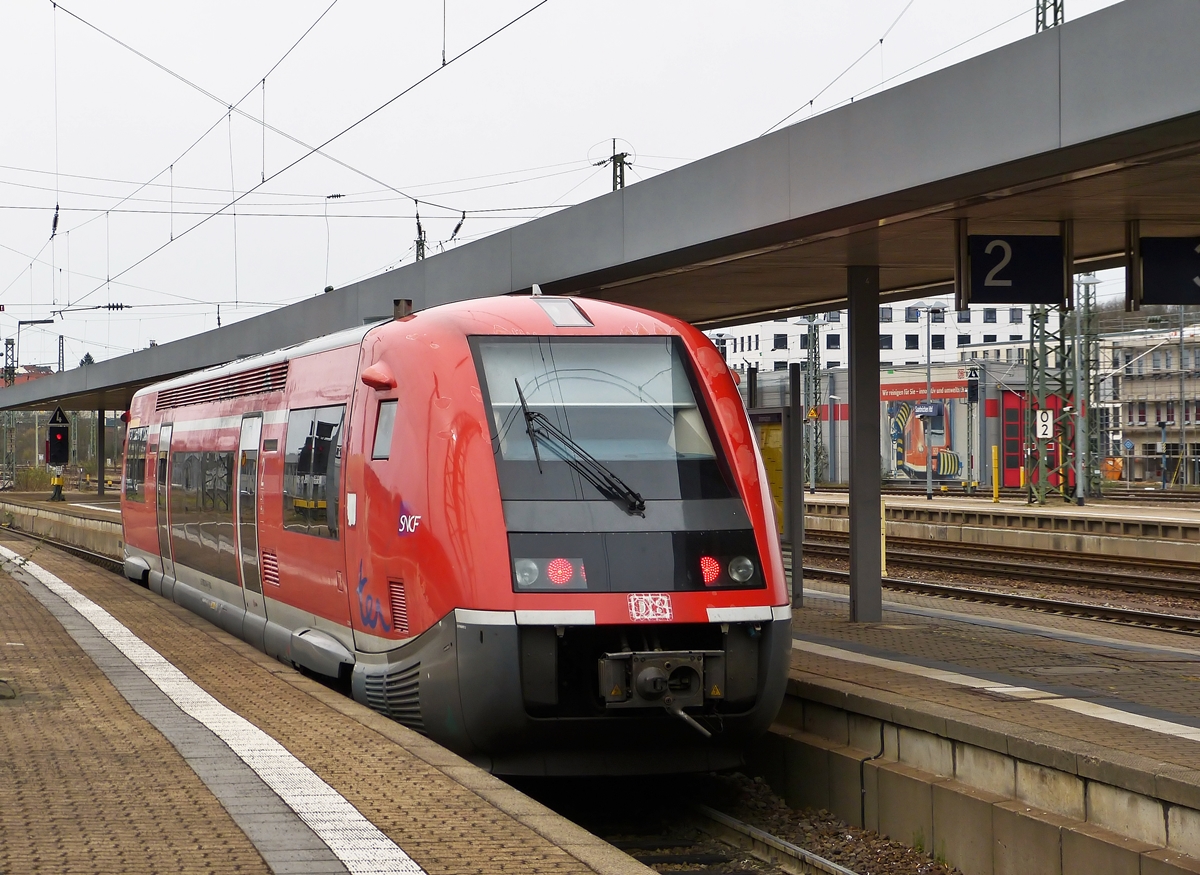 . SNCF TER X 73914 taken in Saarbrücken main station on April 3rd, 2015.