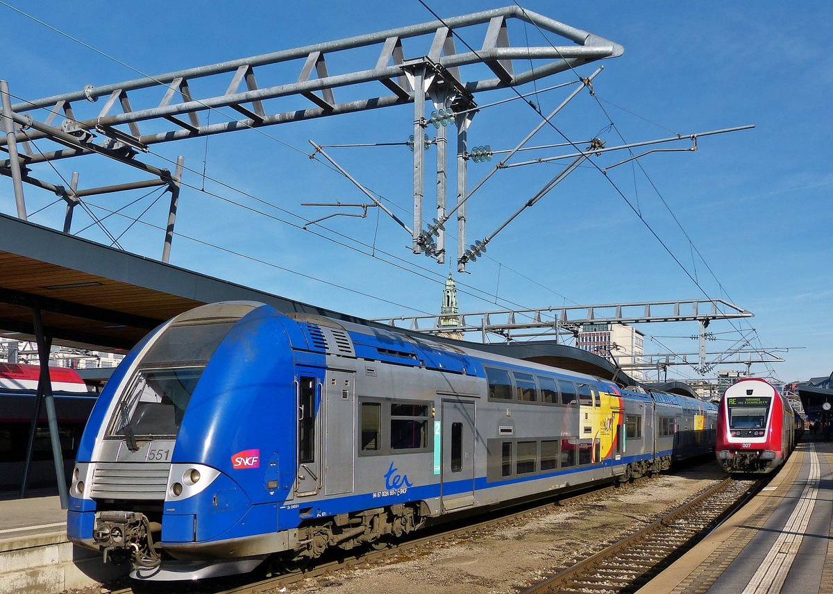 . SNCF TER Z 24551 taken in Luxembourg City on February 24th, 2014.