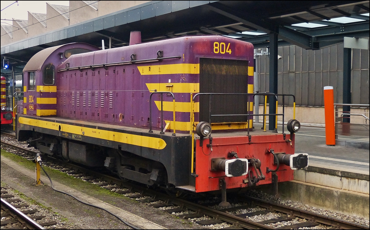 . The heritage Diesel engine 804 pictured in Luxembourg City on October 12th, 2013.
