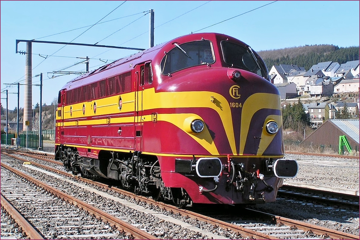 . The heritage diesel engine 1604 taken in Wiltz on March 19th, 2006.