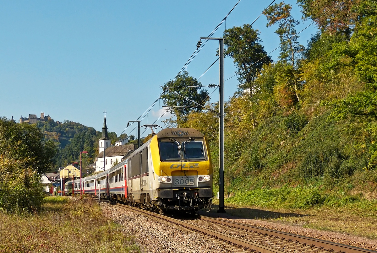 . The IR 115 Liers - Luxembourg City is running through Michelau on October 3rd, 2014.