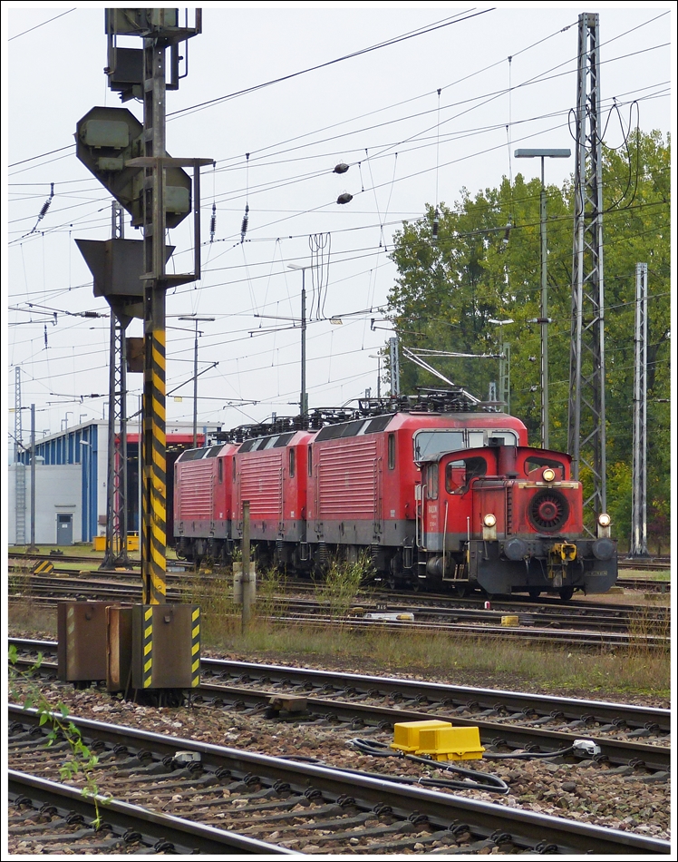 . The shunter engine 335 103-8 pictured in Trier on October 5th, 2013.