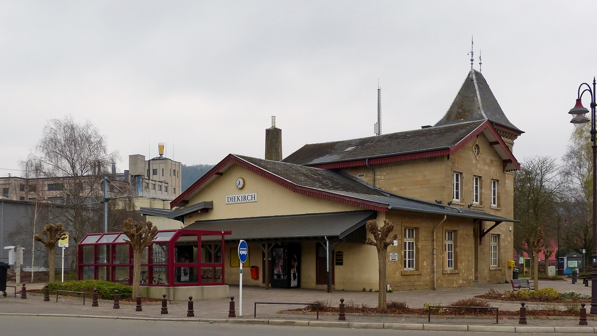 . The station of Diekirch pictured on March 16th, 2014.