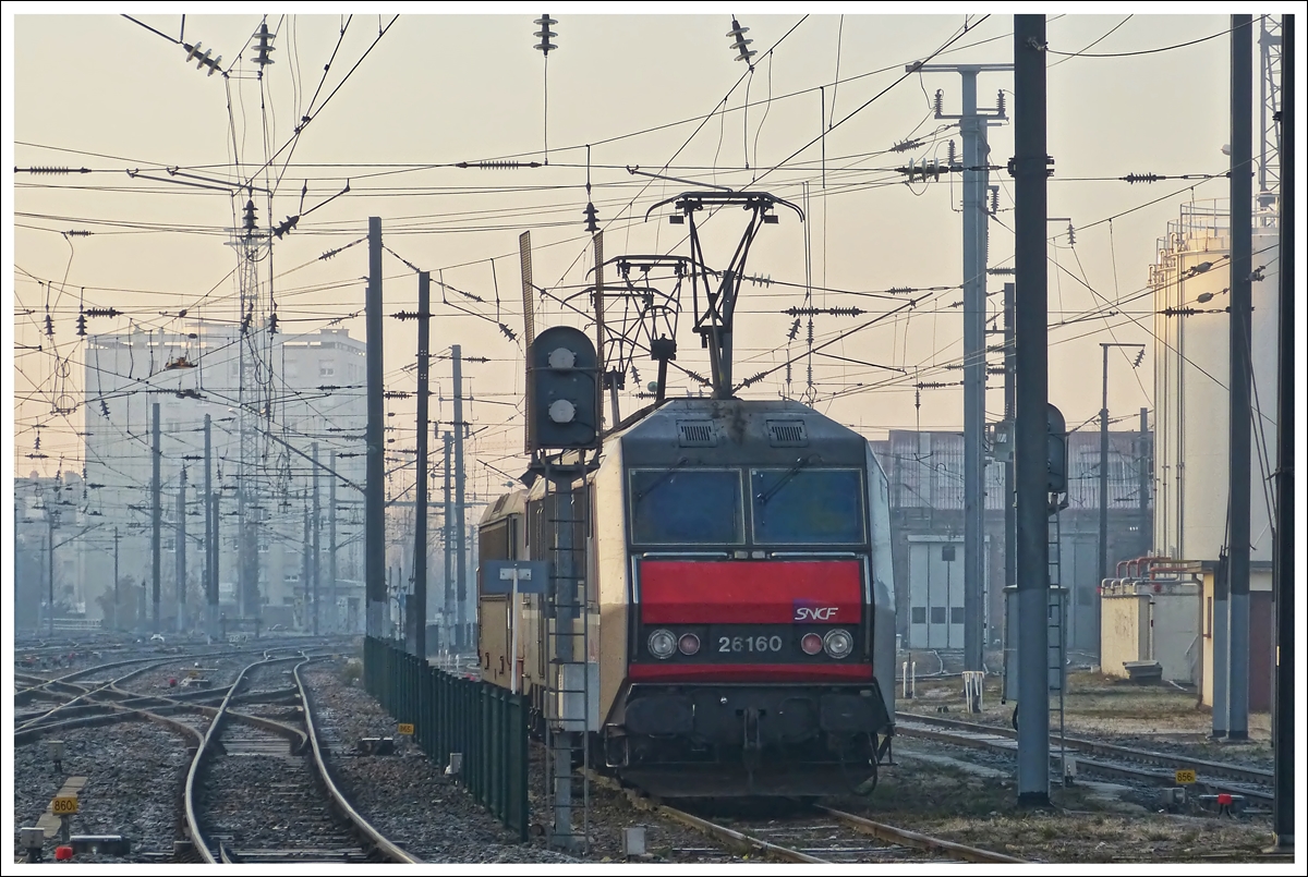 . The Sybic BB 26160 pictured in Strasbourg on December 10th, 2013.