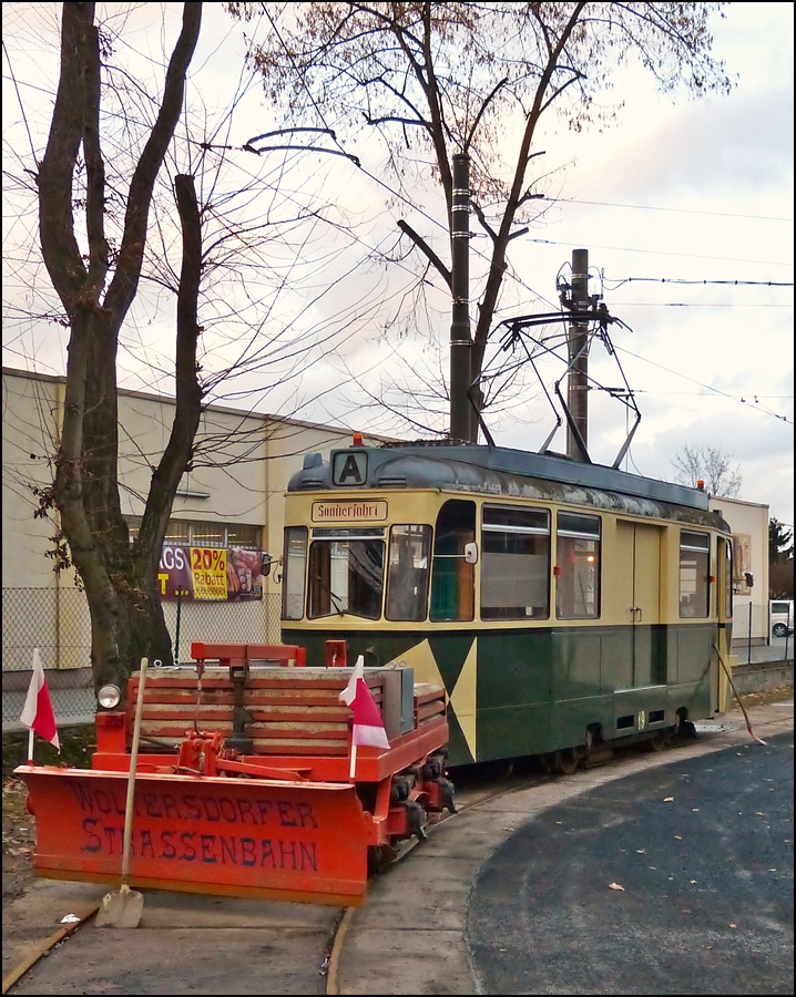 . Winter service at the Woltersdorfer Straenbahn taken on December 27th, 2012.