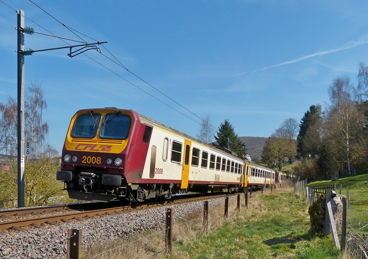 . Z 2000 double unit is running through Wiltz on March 28th, 2014.