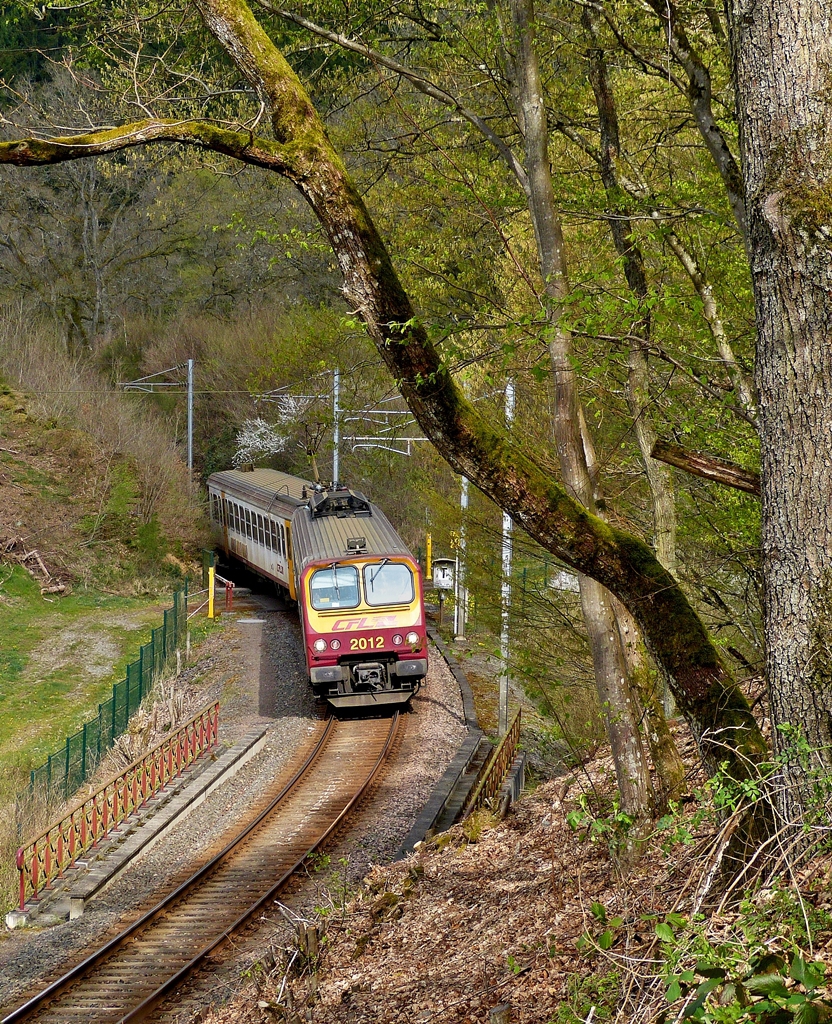 . Z 2012 photographed between Merkholtz and Kautenbach on April 9th, 2014.