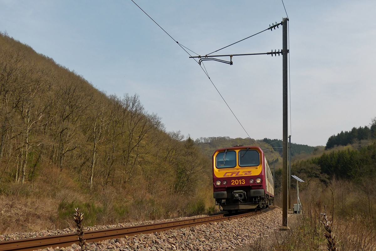 . Z 2013 is running between Merkholtz and Wiltz on April 1st, 2014.