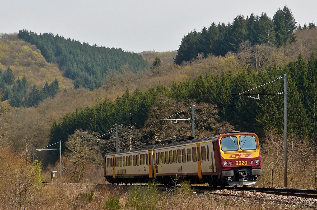 . Z 2020 photographed near Wiltz on April 1st, 2014.