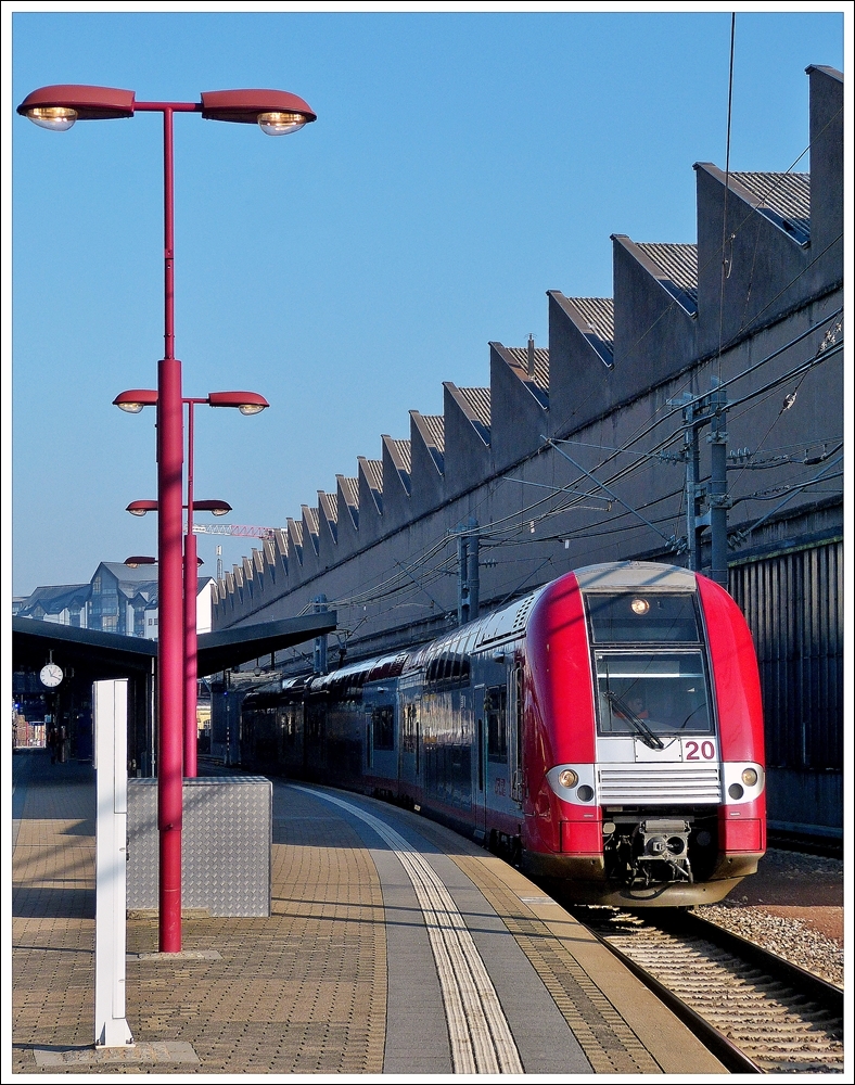 . Z 2220 pictured in Luxembourg City on January 31st, 2014.